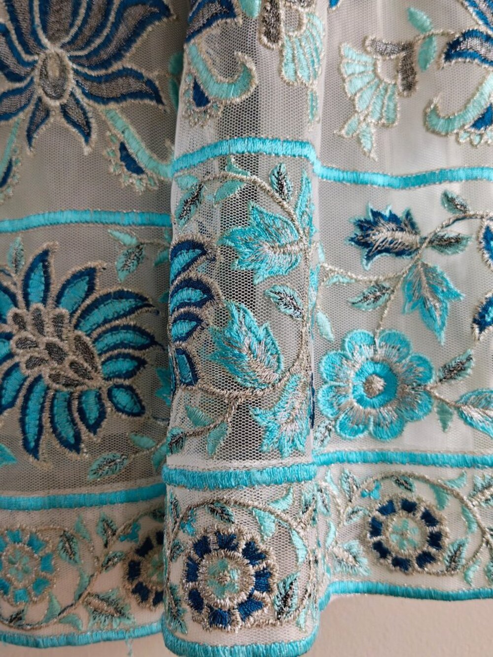 SOFT SURROUNDINGS Alexandria Embroidered Skirt - Picture 5 of 9